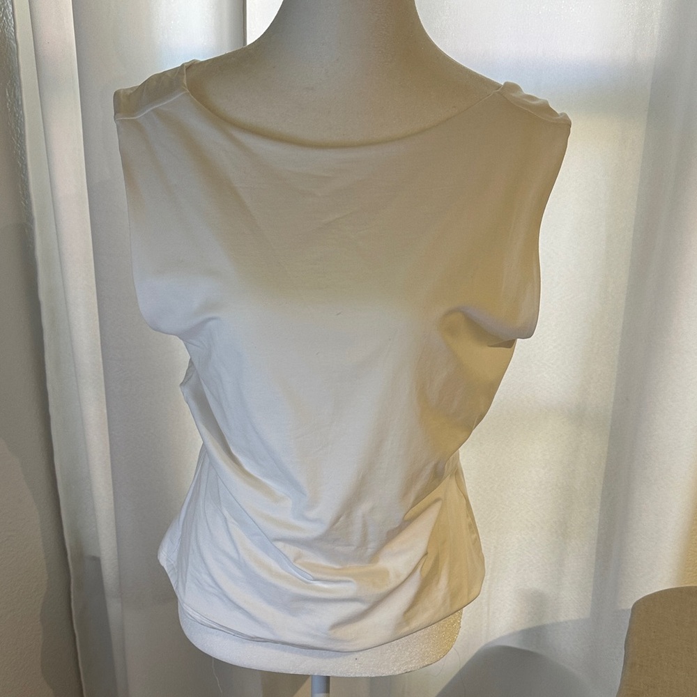 Abercrombie & Fitch White Tank Top